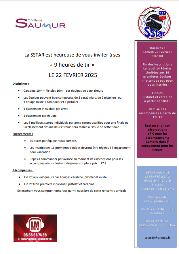 Fiche du challenge Saumur